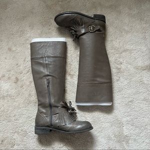 MUST GO! | anthropologie kiltie leather boots